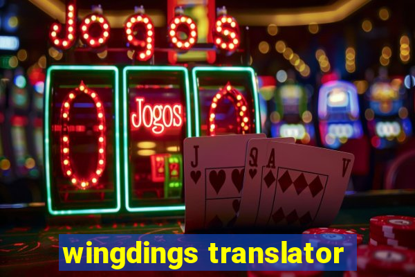 wingdings translator